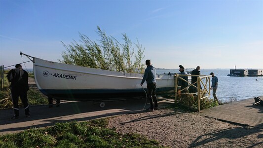 Yacht Club Politechniki Koszalińskiej: Porządki na zakończenie sezonu