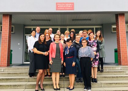 Gościliśmy pracowników Studium Języków Obcych Politechniki Warszawskiej