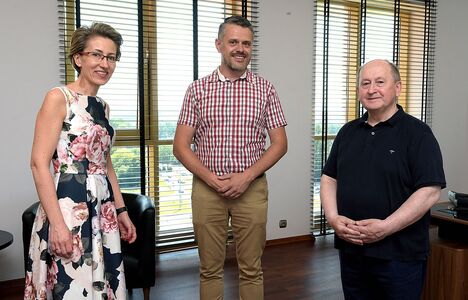 Krzysztof Pietraszkiewicz z wizytą na Politechnice Koszalińskiej 