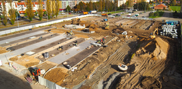 Powstaje parking przed budynkami Cognitarium